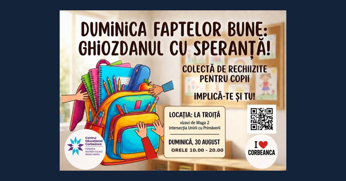 Ghiozdanul cu speranță